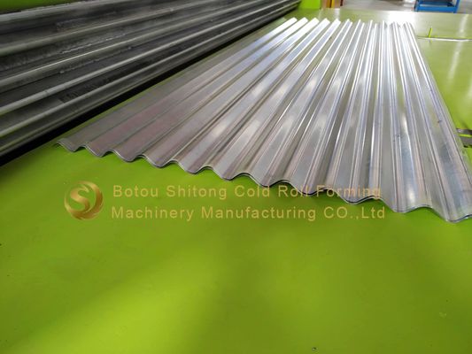 Customized 18 Station Corrugated Roll Forming Machine With 11 KW Hydraulic Power And Panasonic PLC Control