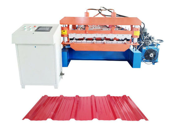 Power 4 Kw Color Steel Roll Forming Machine , Cold Roll Forming Equipment Speed 20-25 M/Min