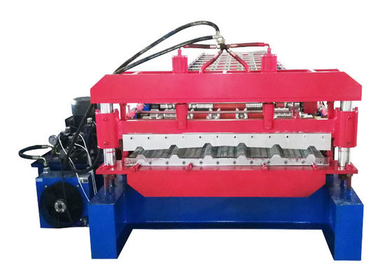 Power 4 Kw Color Steel Roll Forming Machine , Cold Roll Forming Equipment Speed 20-25 M/Min